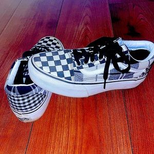 Vans checkerboard plaid classic.